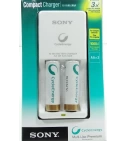 Cargador Sony Cycle Energy + 2 Pilas Recargables Aa 2100 Ma - VALMARA