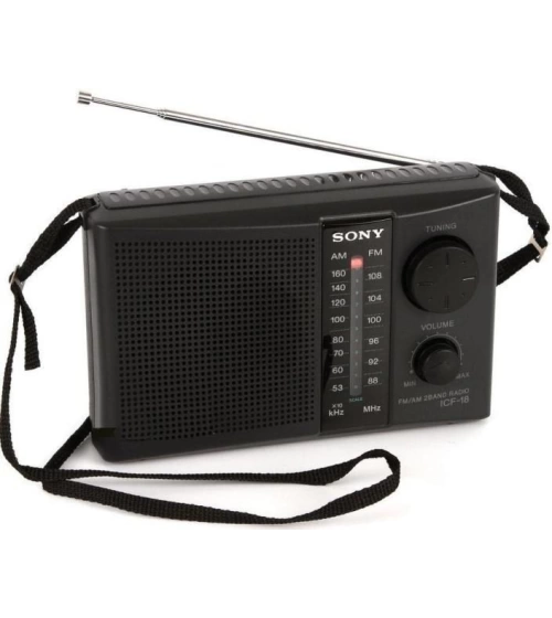 Radio Am Fm Portatil Sony Icf-18 Icf18 300Mw + Correa