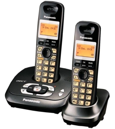Telefono Inalambrico Panasonic Dect 6.0 Kx-Tg4072 2 Auriculares