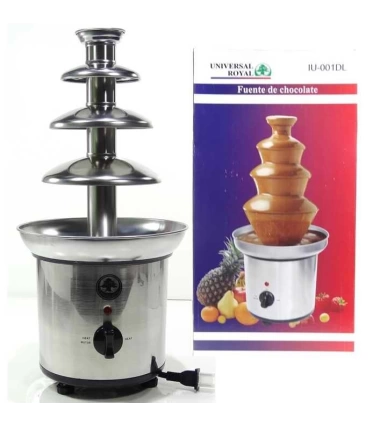 Fuente De Chocolate 4 Niveles 3 Libras Universal Royal En Acero Inox