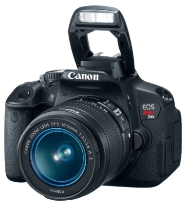 Camara Profesional Reflex Canon Eos Rebel T4I Lente 18-55Mm Is Ii Full Hd 18Mp