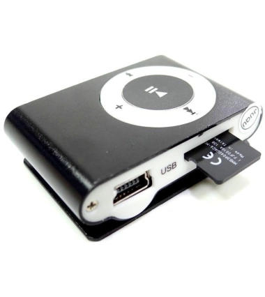 Mini Reproductor Musica Mp3 Clip Micro Sd 4Gb Recargable