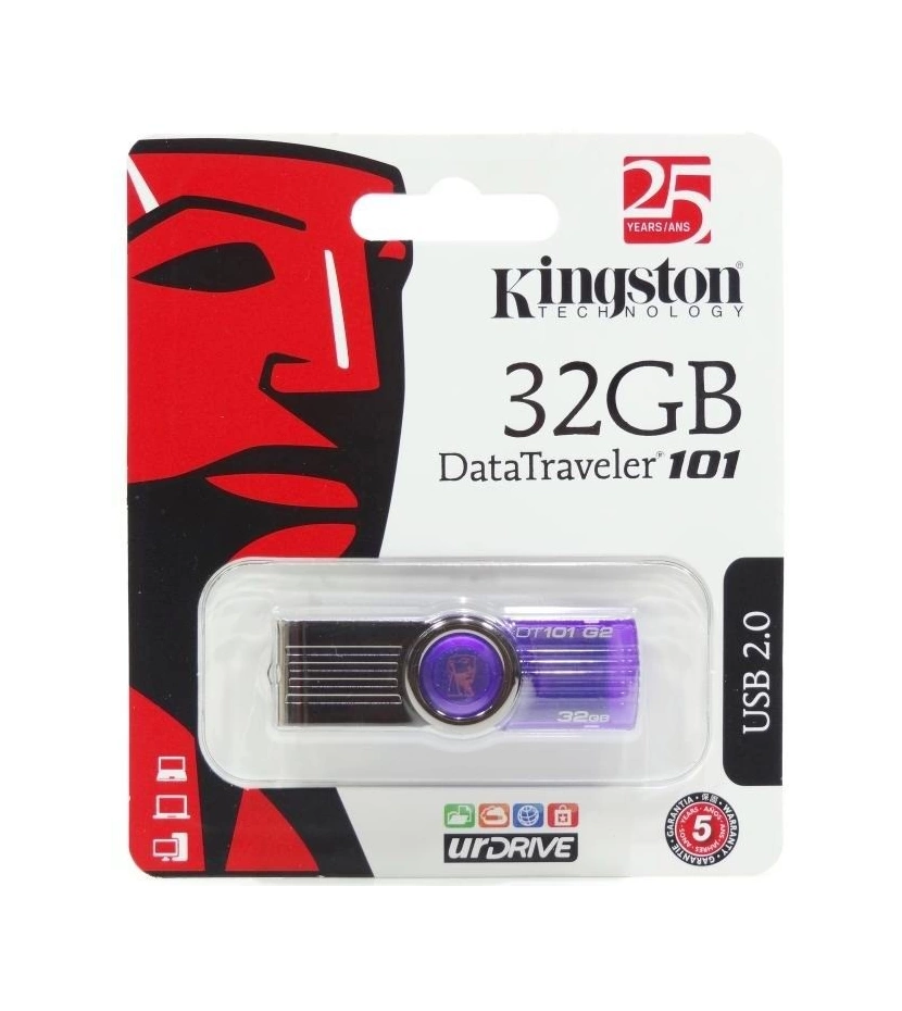 Memoria Usb Flash Kingston Data Traveler Dt101 32Gb - VALMARA