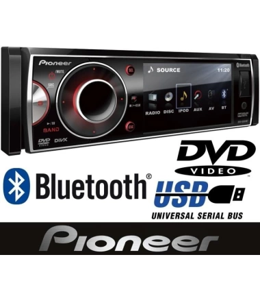 Radio Para Carro Pioneer Dvh-855Avbt Dvd Lcd 3'' Bluetooth