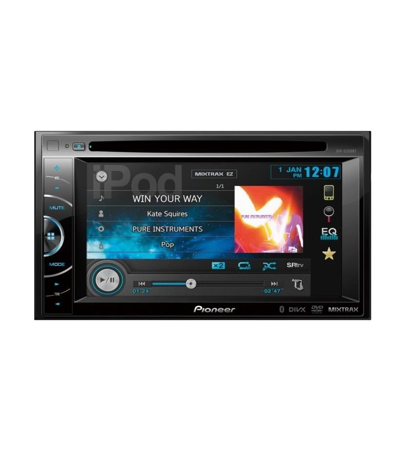 Radio Para Carro Pioneer Avh-X2550Bt Dvd Pantalla Lcd 6,1'' Bluetooth - VALMARA