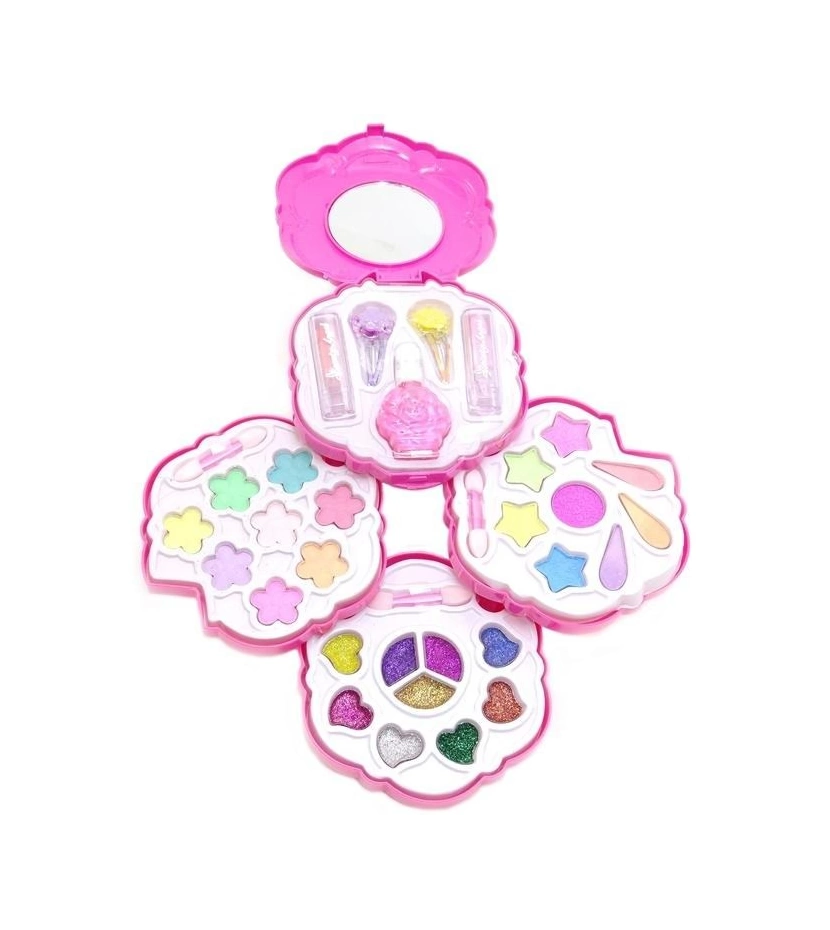 Set De Maquillaje De Juguete Para Niñas 4 Compartimientos - VALMARA