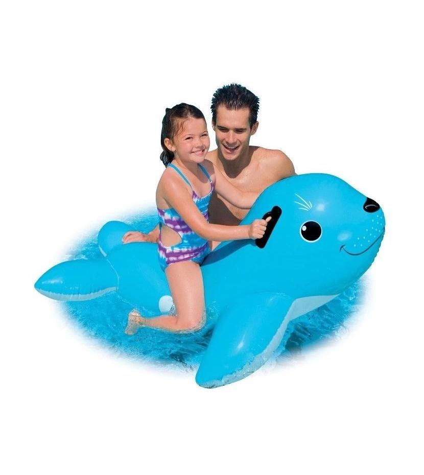 Inflable Para Piscina Intex Foca Ride-On Para Niños Y Niñas 56560Np - VALMARA Inflable Para Piscina Intex Foca Ride-On Para Niños Y Niñas 56560Np - VALMARA