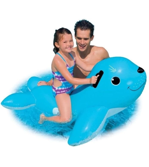 Inflable Para Piscina Intex Foca Ride-On Para Niños Y Niñas 56560Np