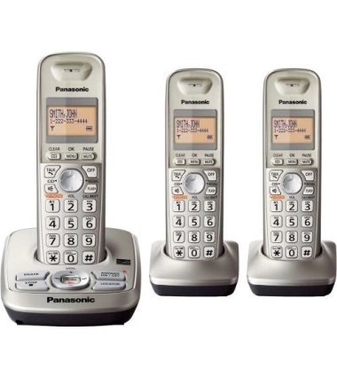 Telefono Inalambrico Panasonic Kx-Tg4223N 3 Auriculares Contestador Dect 6.0