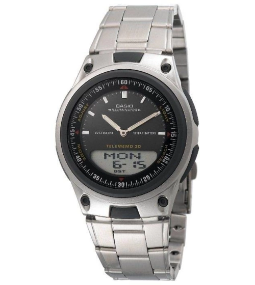 Reloj De Pulso Casio Para Hombre Aw-80D-1Av Pulso En Acero