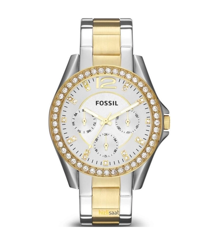 Reloj Fossil De Pulso Para Dama Riley Es3204 Resistente Brillantes - VALMARA
