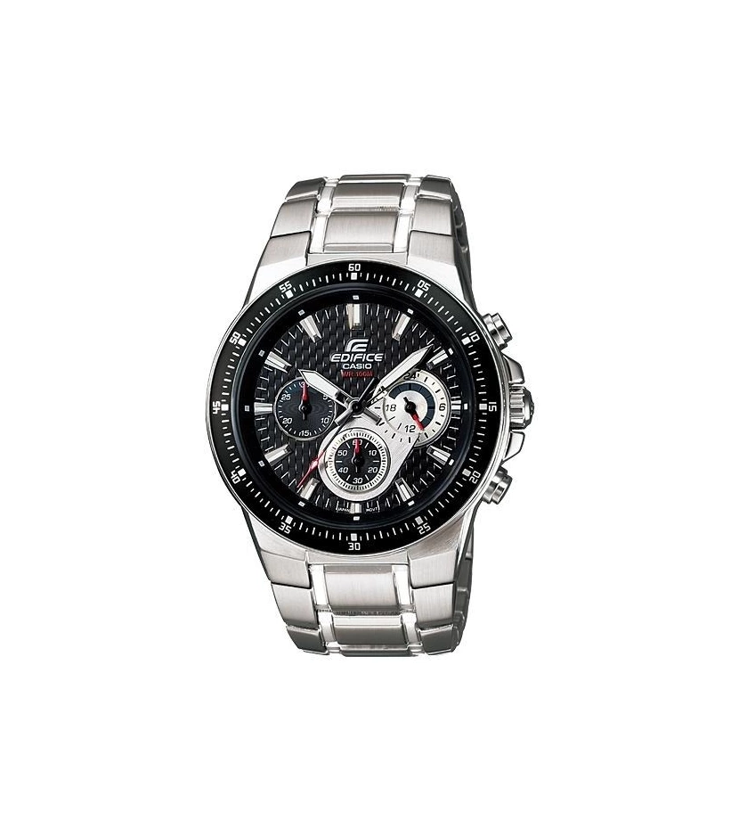 Reloj Casio Edifice Ef-552 Pulso En Acero Inoxidable Cronografo Cronometro - VALMARA