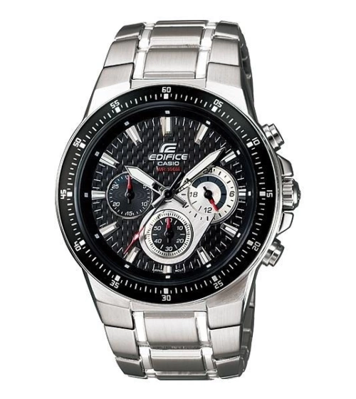 Reloj Casio Edifice Ef-552 Pulso En Acero Inoxidable Cronografo Cronometro