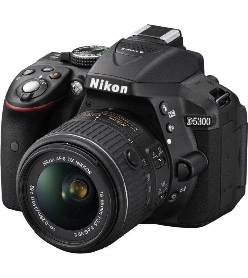 Camara Profesional Reflex Nikon D5300 24,2 Mp Wifi Lente 18-55Mm