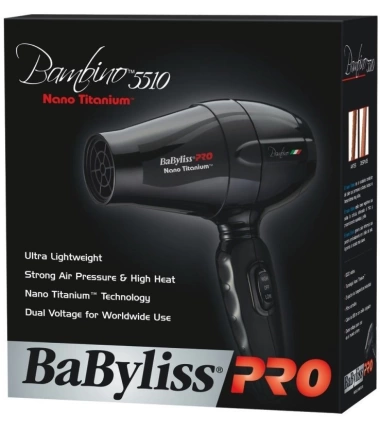 Secador De Cabello Para El Hogar Babyliss Bambino 5510 1000W