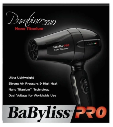 Secador De Cabello Para El Hogar Babyliss Bambino 5510 1000W