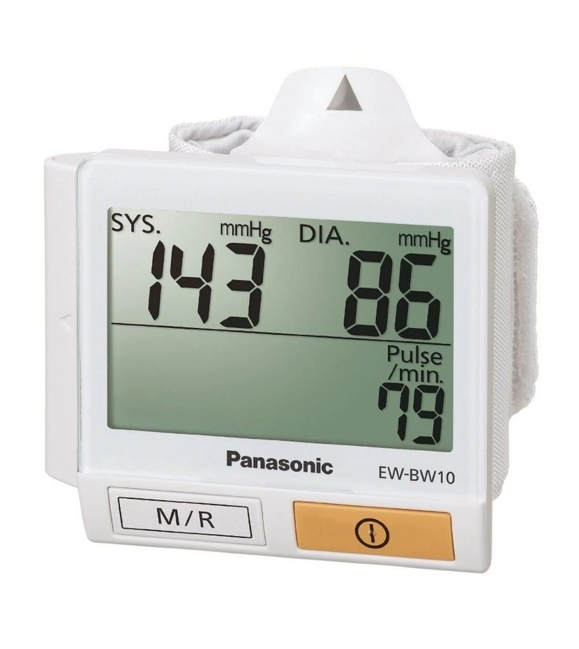 Tensiometro Digital De Muñeca Panasonic Ew-Bw10 90 Memorias Pantalla Lcd Amplia - VALMARA