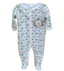 Suave Pijama Para Bebes Niño Micos Baby Works 100% Algodón - VALMARA