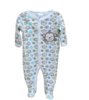 Suave Pijama Para Bebes Niño Micos Baby Works 100% Algodón - VALMARA