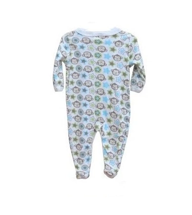 Suave Pijama Para Bebes Niño Micos Baby Works 100% Algodón