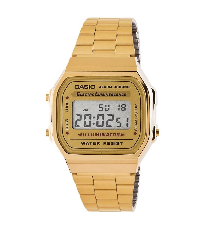 Reloj Casio A168 Original Retro Vintage Dorado Unisex - VALMARA