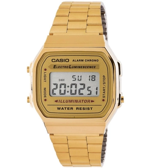 Reloj Casio A168 Original Retro Vintage Dorado Unisex