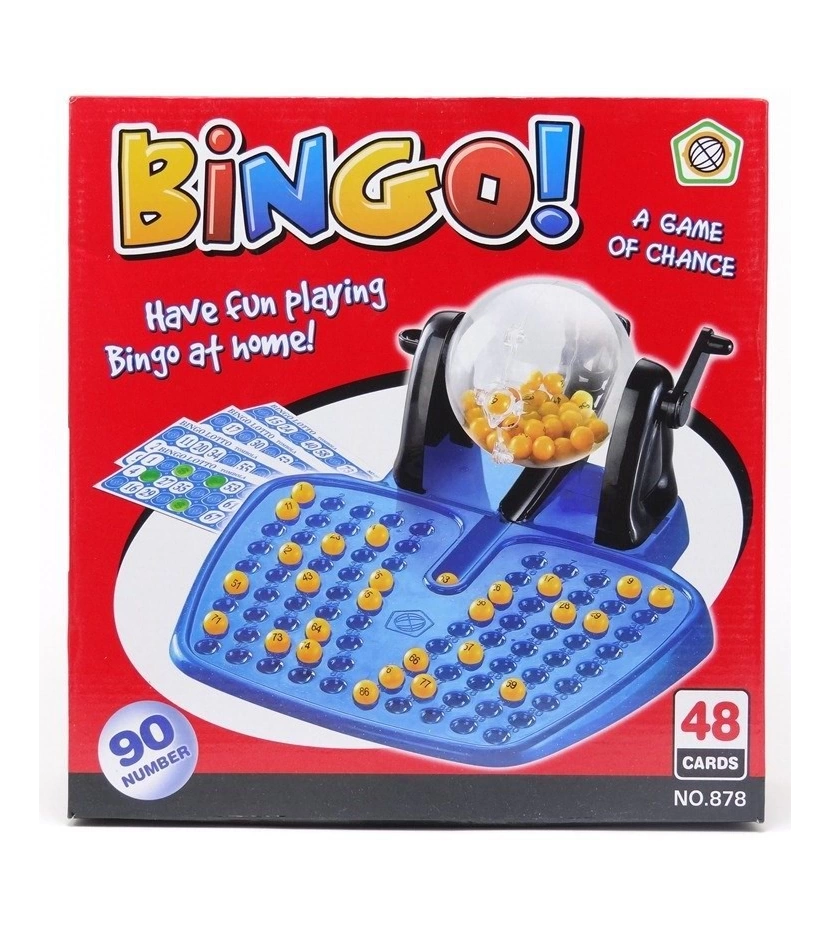 Bingo Loto Tombola Juego De Mesa Para Familia Y Amigos 48 Tableros 90 Numeros - VALMARA