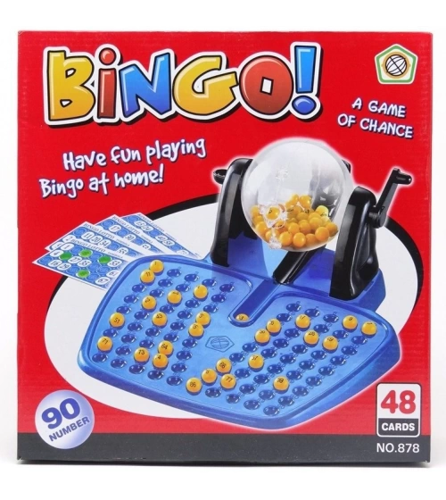 Bingo Loto Tombola Juego De Mesa Para Familia Y Amigos 48 Tableros 90 Numeros