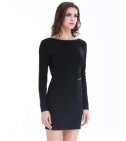 Vestido Para Dama Corto Negro Espalda Descubierta Con Cremallera Disponible Talla S - VALMARA