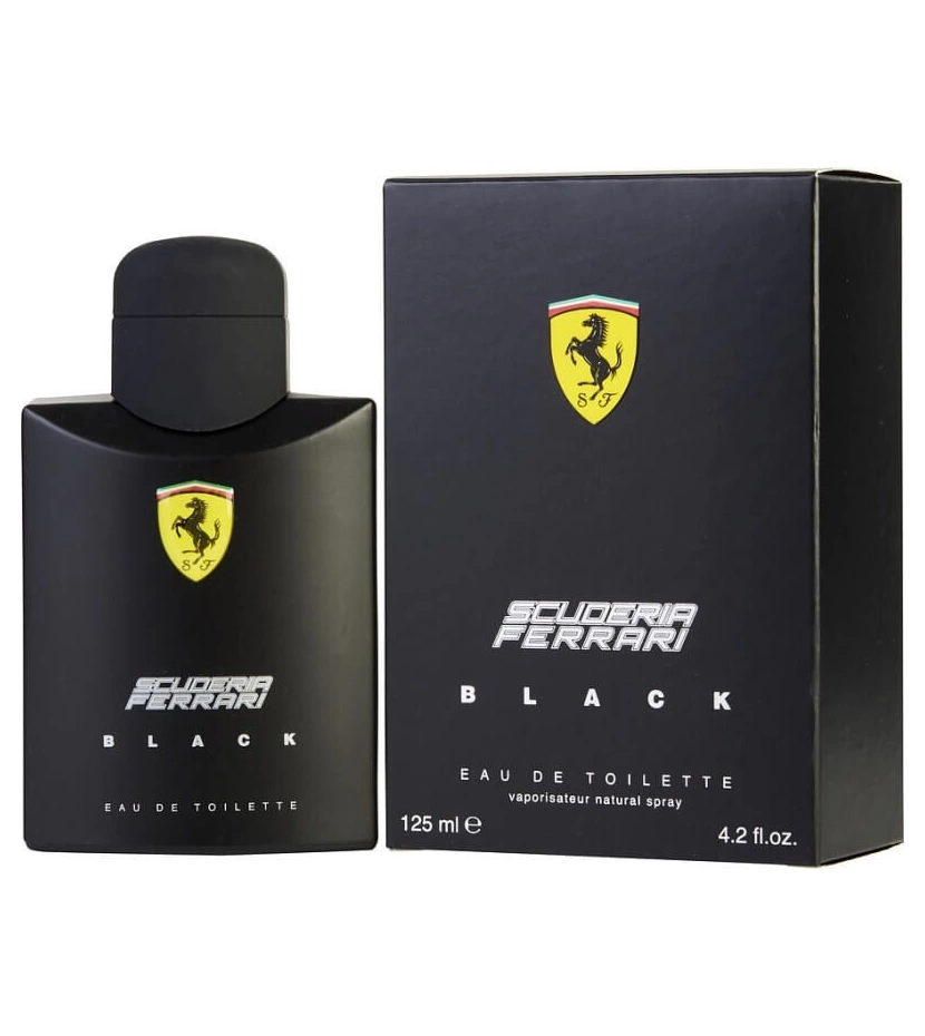 Scuderia Ferrari Black De Ferrari 125 ML Hombre EDT - VALMARA