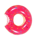 Inflable Flotador Para Piscina Donut Con Mordisco De Fresa O Chocolate 120 Cm - VALMARA