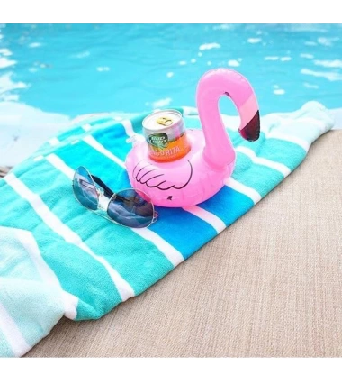 Decoración Para Fiestas Flotadores Para Piscina Porta Bebidas Flamingo Rosa