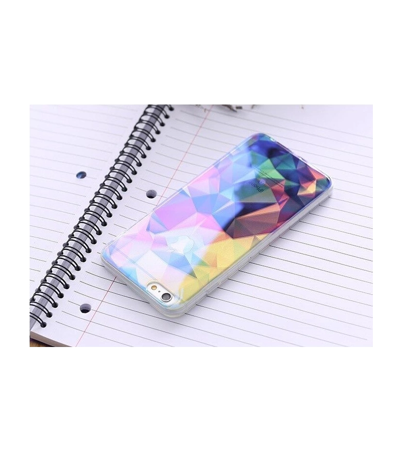 Funda Protector De Silicona Para Celular Apple Iphone 6 6S Plus Hipster Art Con Reflejo - VALMARA