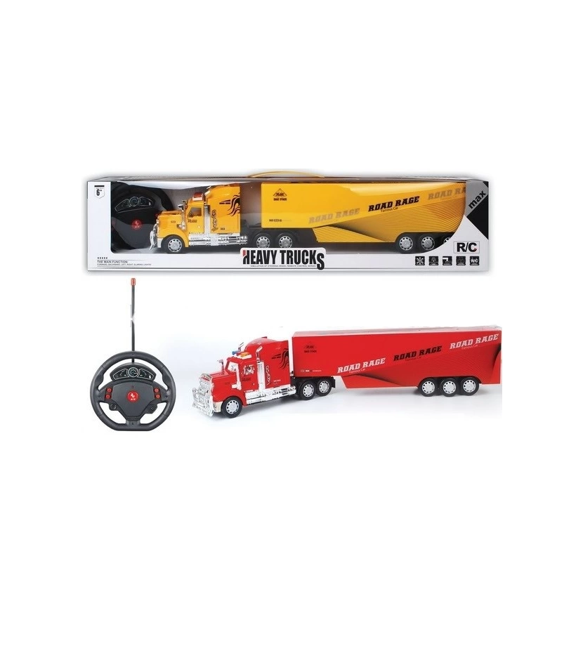 Camion Tractomula A Control Inalambrico Con Sensor De Gravedad Trailer Removible - VALMARA Camion Tractomula A Control Inalambrico Con Sensor De Gravedad Trailer Removible - VALMARA