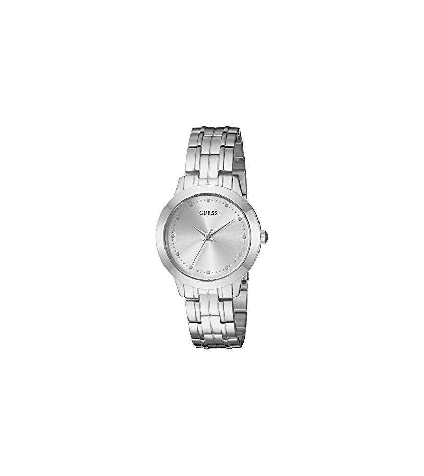 Reloj Analogico Para Dama Guess U0989L1 Plateado Minimalista - VALMARA