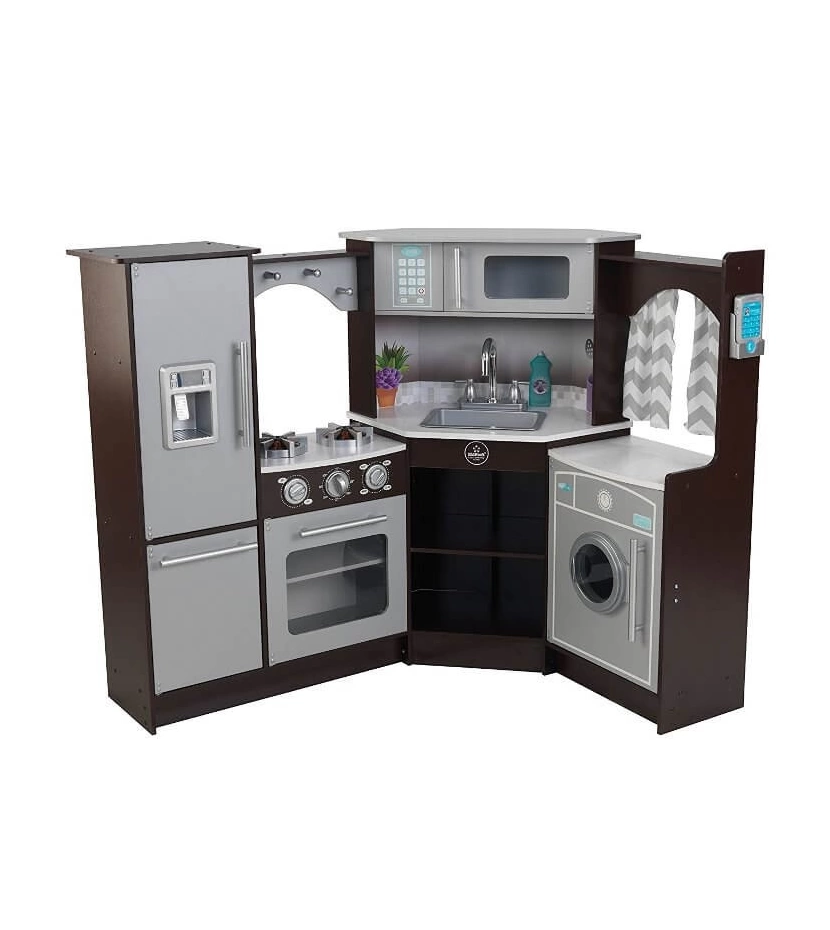 Cocina Realistas De Juguete Para Niños Horno Lava Platos Nevera