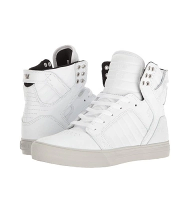 Tenis Supra Skytop De Botas Para Mujeres Blancos Valmara
