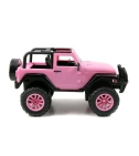 Carro Jeep Wrangler Para Niñas A Control Remoto Rosado Girlmazing - VALMARA