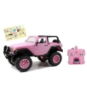 Carro Jeep Wrangler Para Niñas A Control Remoto Rosado Girlmazing - VALMARA