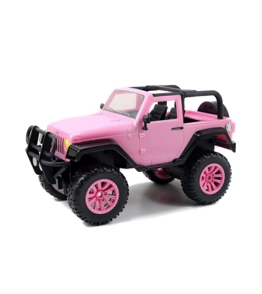 Carro Jeep Wrangler Para Niñas A Control Remoto Rosado Girlmazing