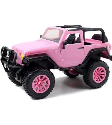 Carro Jeep Wrangler Para Niñas A Control Remoto Rosado Girlmazing