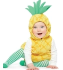 Disfraz Para Bebe Niña Piña De Carters 3 Piezas - VALMARA