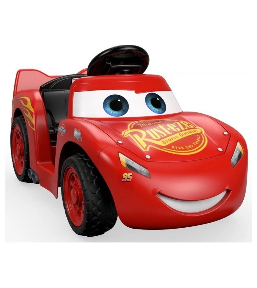 Carro Eléctrico Montable Rayo Mcqueen De Fisher-Price 6 V - VALMARA