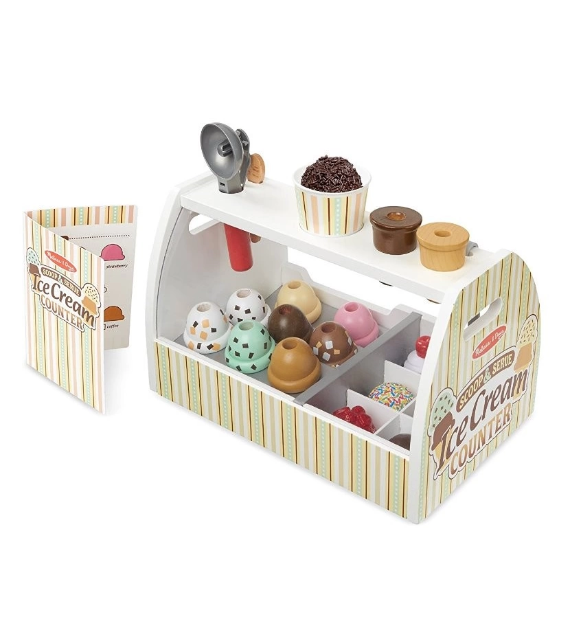 Fabrica De Helados Melissa & Doug Juguetes En Madera - VALMARA