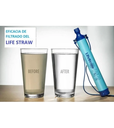 Set 2 Filtros De Agua Lifestraw Elimina El 99.9% De Las Bacterias