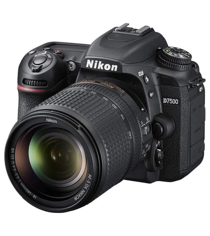 Camaras Nikon D7500 Reflex Profesionales Videos 4K/uhd 20.9Mp Wifi + Lente 18-140Mm - VALMARA