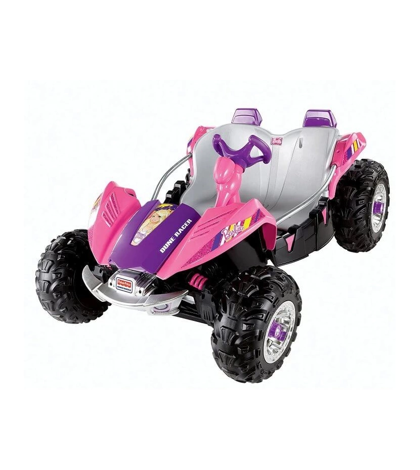 Carro Eléctrico Montable Todoterreno De Barbie Power Wheels De