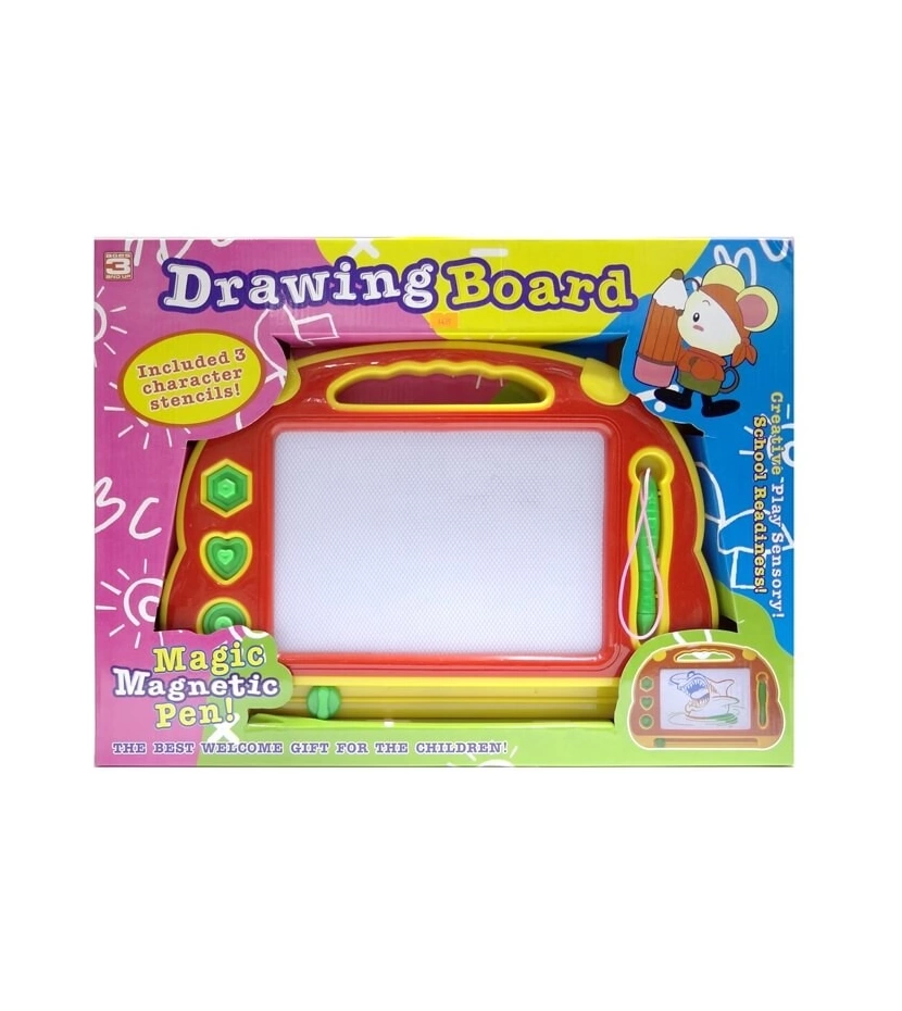 Tablero De Dibujo Mágico Magnético Didáctico Con Sellos Para Niños - VALMARA Tablero De Dibujo Mágico Magnético Didáctico Con Sellos Para Niños - VALMARA