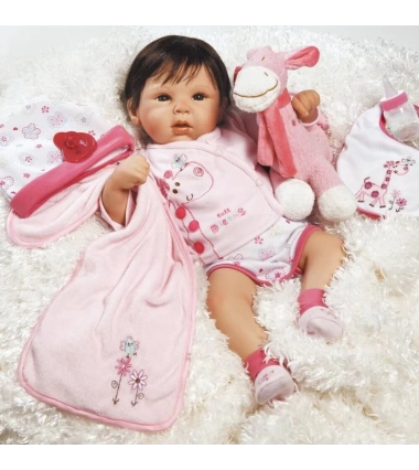 Muñeca Bebe Tall Dreams Paradise Galleries Con Jirafa Peluche