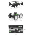 Drone 2 En 1 Carro Y Cuadricóptero Con Camara Wifi Giros 360° Transmisión Directa - VALMARA
